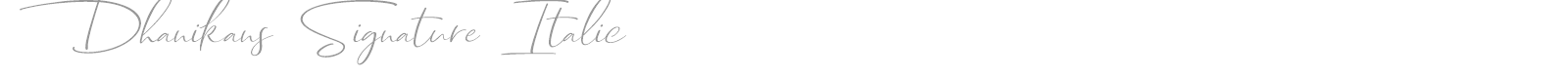 Dhanikans Signature 2 font preview